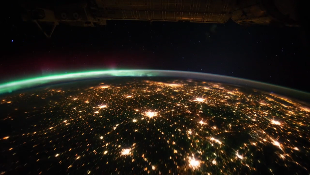 Země při pohledu z mezinárodní vesmírné stanice