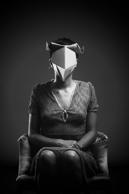 Origami maska