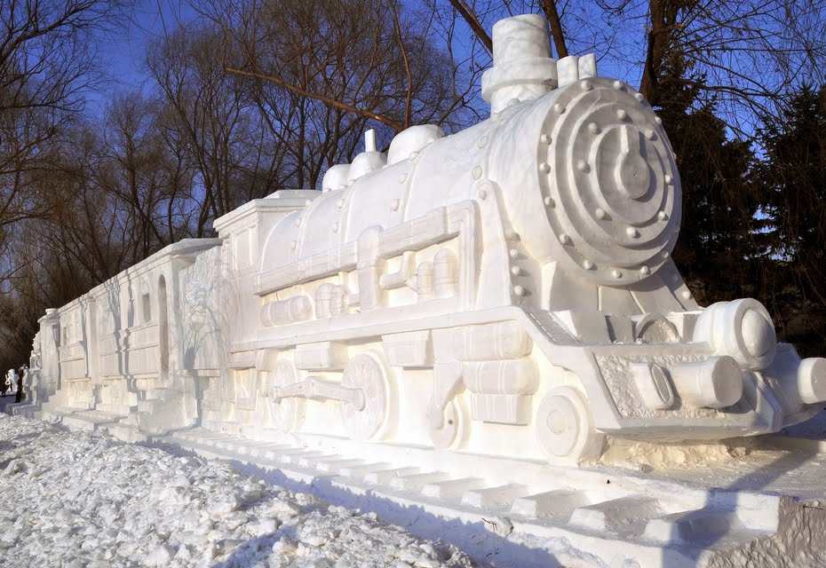 Sněhová socha | Zdroj: viralread
